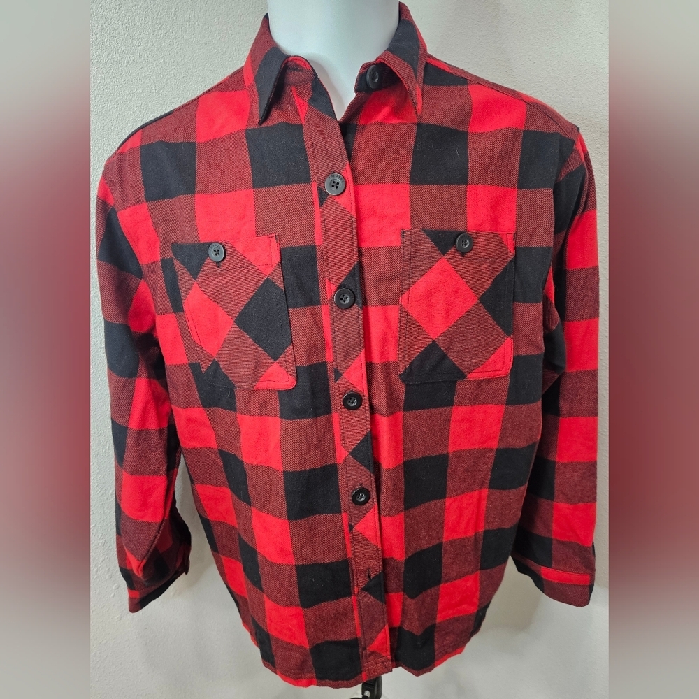 Empyre thick plaid flannel men's medium
